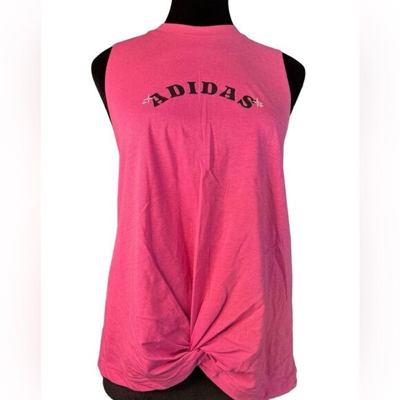 NWT Adidas Bloom Knotted Tank (Large) - Picture 3 of 7